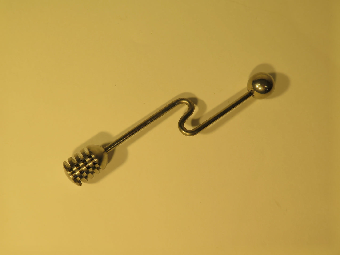 Rustfrit stål honning ske "buet"