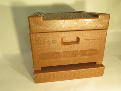 Segeberger EPP-låg med fordybning, brun