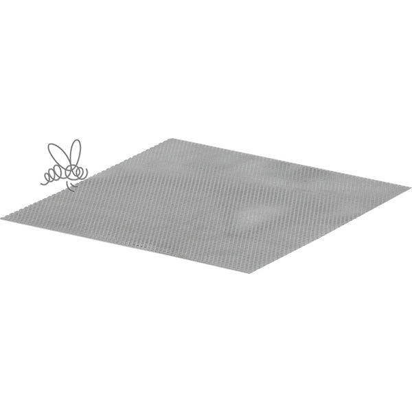 Alu plade t/bund 33x33 cm
