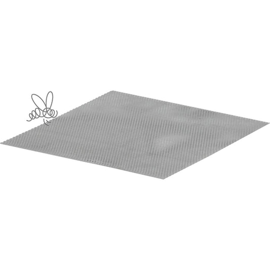 Alu plade t/bund 33x33 cm