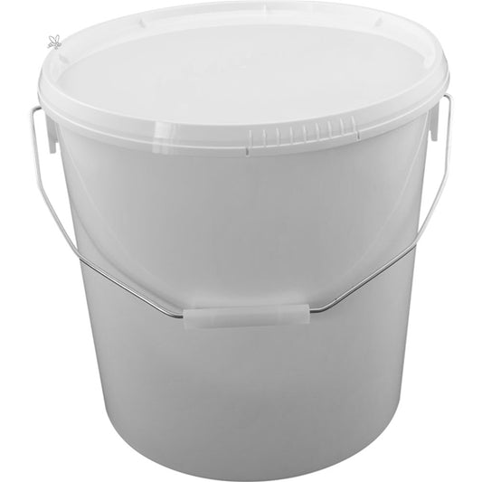 Plastikspand med låg; 19,5 L